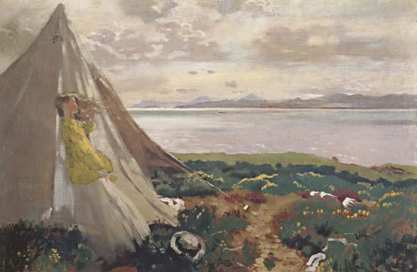 Sir William Orpen A Breezy Day,Howth oil painting picture